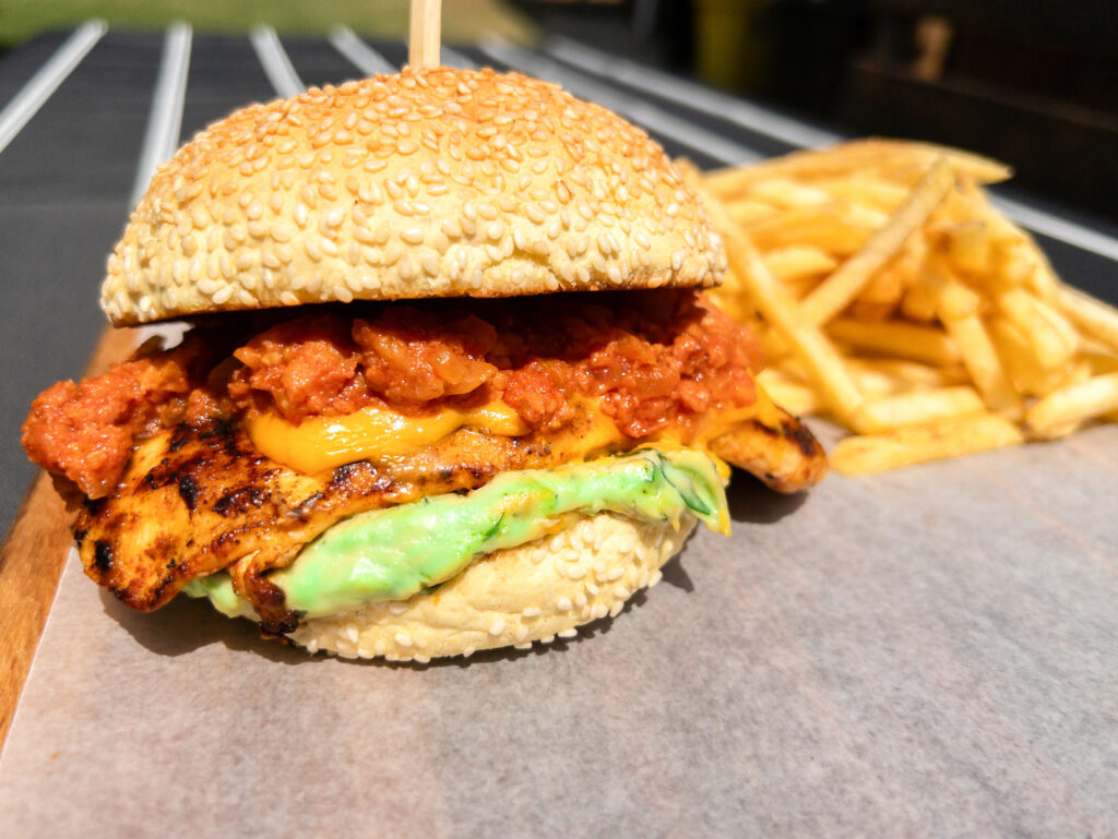 chicken and avo supreme chicken burger